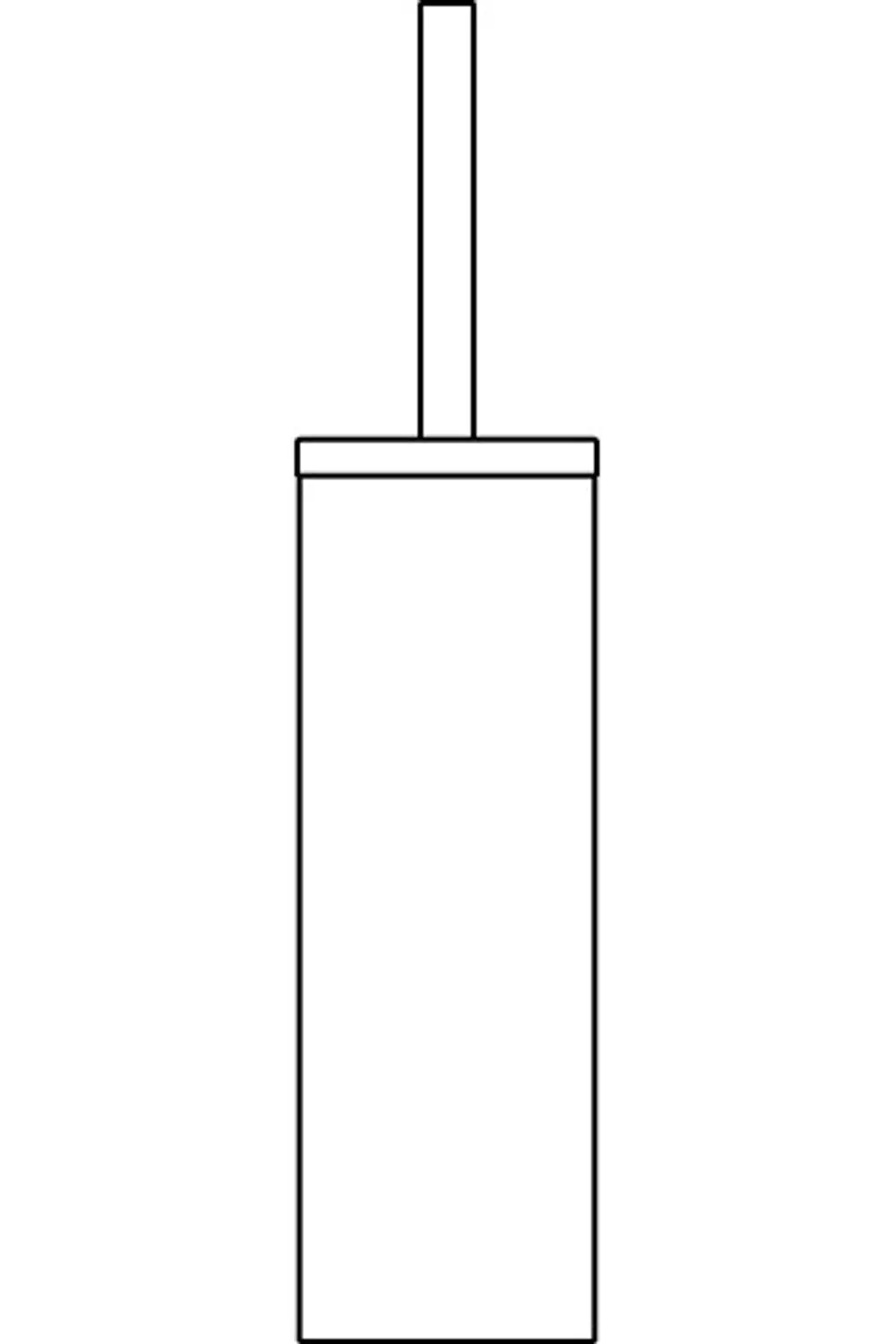 Bodenstehende Bürstengarnitur aus Edelstahl im minimalistischen Design, geeignet für den Einsatz in Bad- und Sanitärbereichen von Ideal Standard.